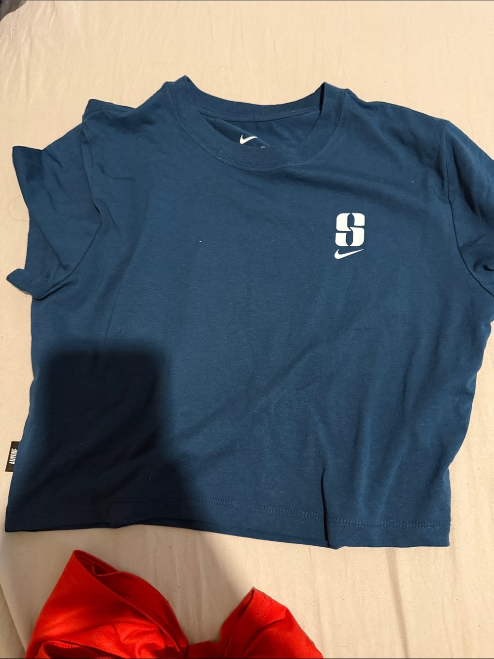 Nike Kids Dark Blue Graphic Short Sleeve Tee